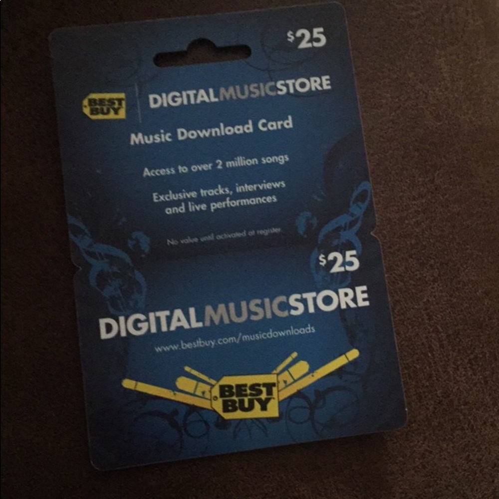 Best Buy card had for years and never used!